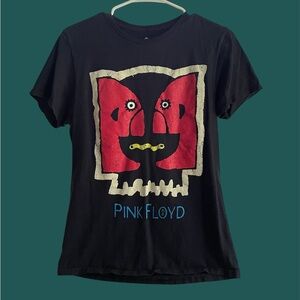 Pink Floyd Black Short Sleeve Tee Iconic Design